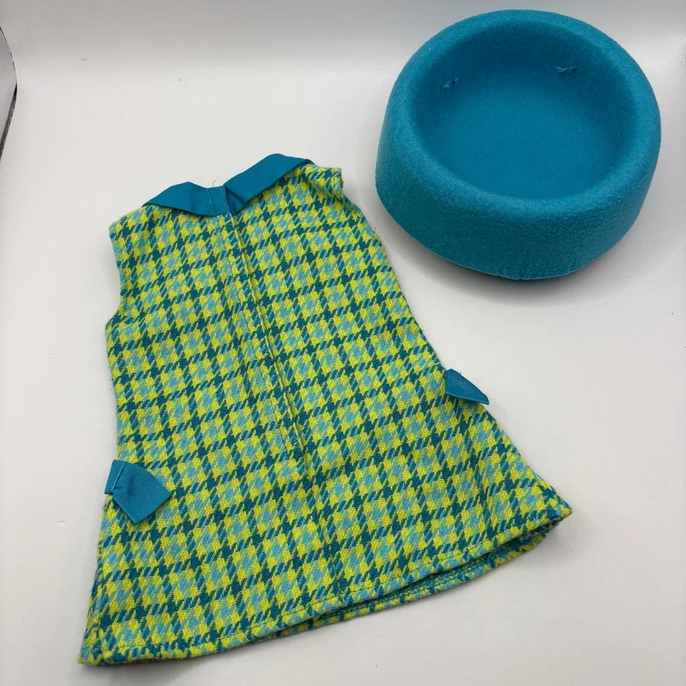 American Girl Doll Melody Meet Dress and Felt Hat Set‎ Blue